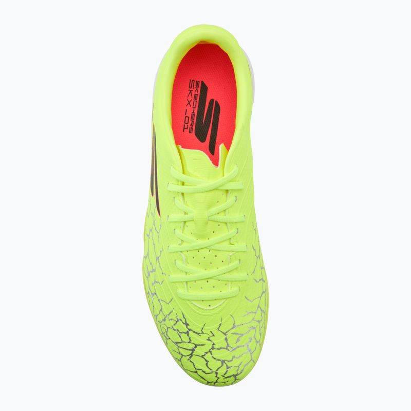 Încălțăminte de fotbal pentru bărbați Skechers SKX Academy Gold 1.5 TF yellow/black 5