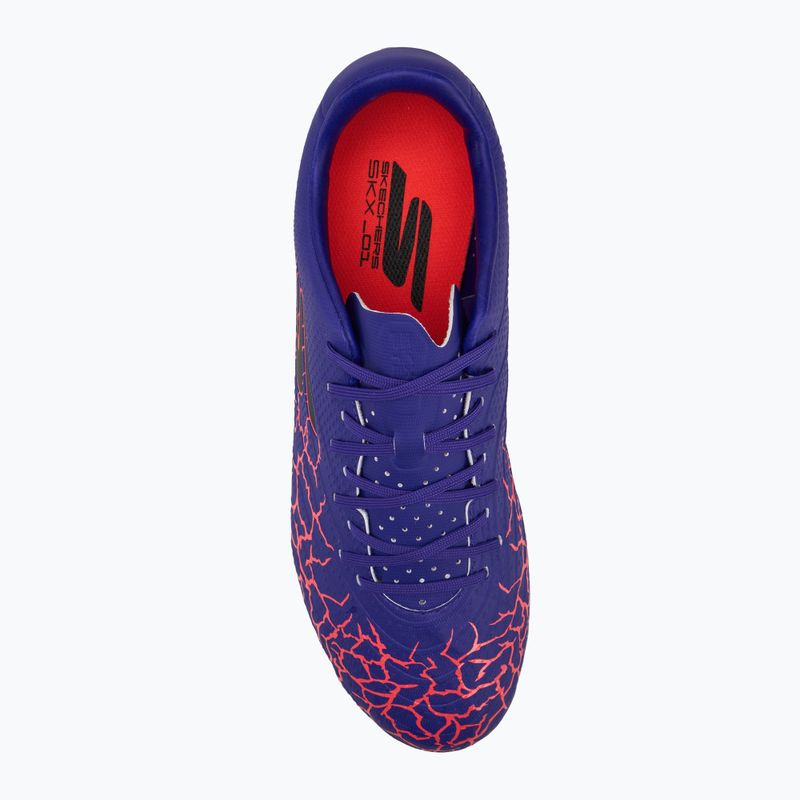 Încălțăminte de fotbal pentru bărbați Skechers SKX Academy Gold 1.5 FG purple 5