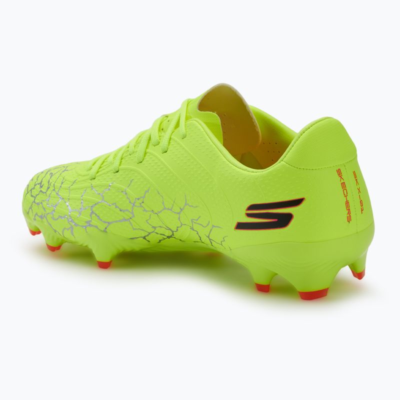 Încălțăminte de fotbal pentru bărbați Skechers SKX Academy Gold 1.5 FG yellow/black 3