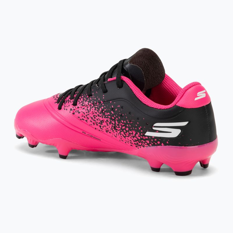 Încălțăminte de fotbal pentru copii Skechers Razor Gold 1.5 FG black/pink 3