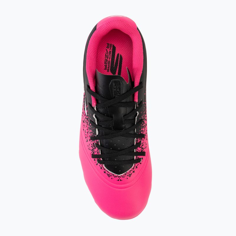 Încălțăminte de fotbal pentru copii Skechers Razor Gold 1.5 FG black/pink 5