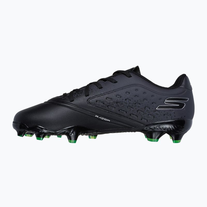 Încălțăminte de fotbal pentru copii Skechers Razor Gold 1.5 FG black/silver 10