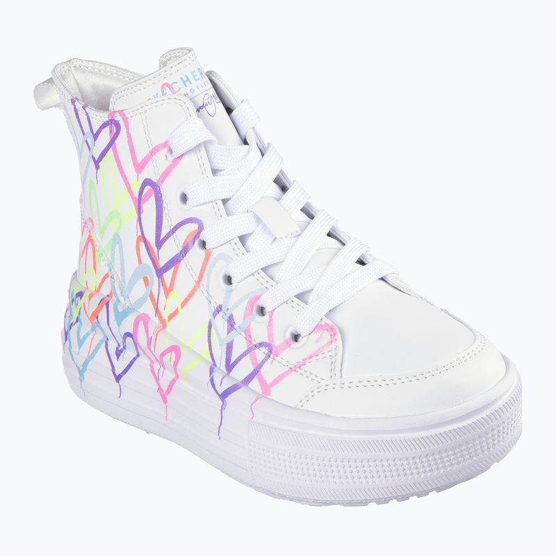 Încălțăminte pentru copii SKECHERS Hyperlift Love Daze white/multicolor 8