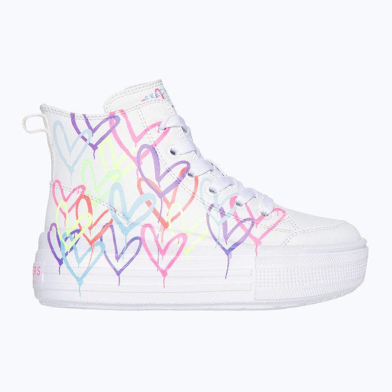 Încălțăminte pentru copii SKECHERS Hyperlift Love Daze white/multicolor 9