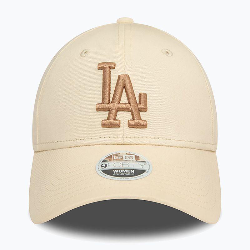 Șapcă pentru femei New Era Wmns Le 940 La Dodgers light beige 3