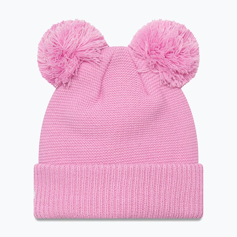 Căciulă de iarnă pentru femei New Era Wmns Double Pom La Dodgers pastel pink 2