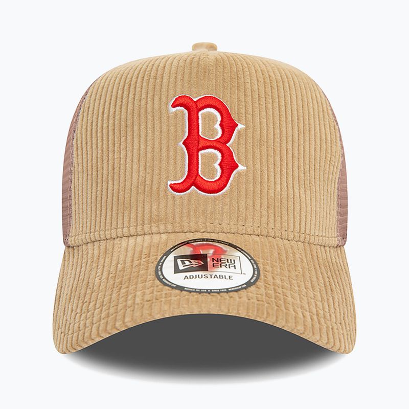 Șapcă New Era Cord Trucker Red Sox med beige 3