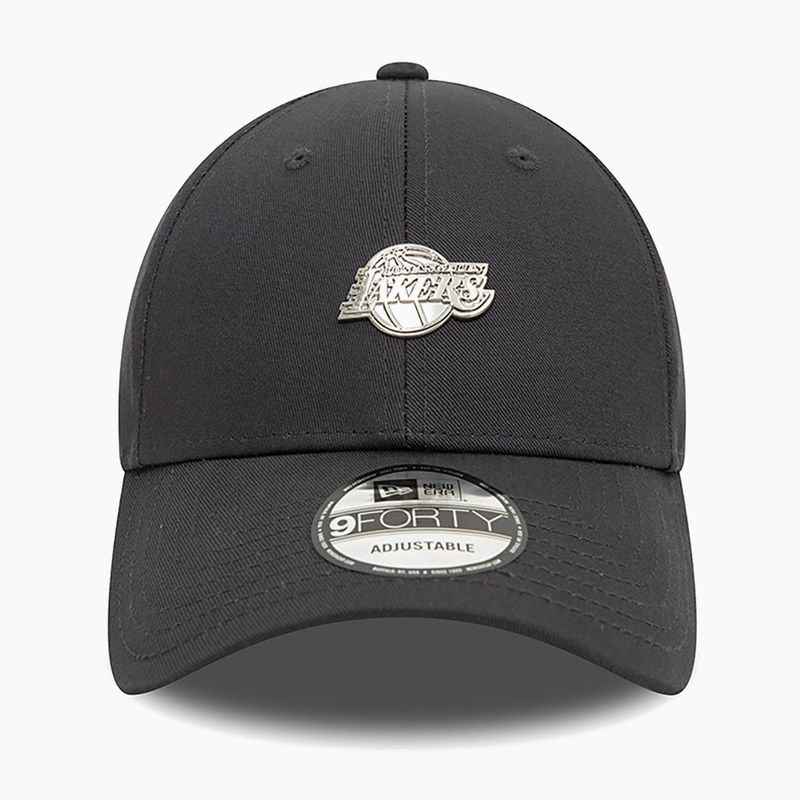 Șapcă New Era Metallic Pin 940 Lakers dark grey 3