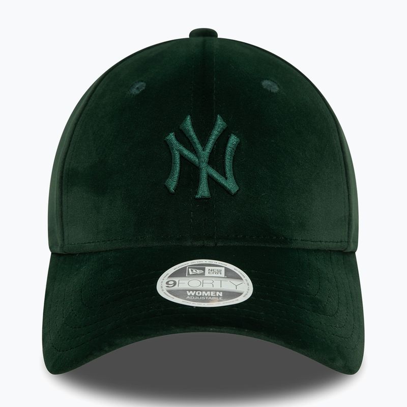 Șapcă pentru femei New Era Velour Midi 9FORTY New York Yankees dark green 3