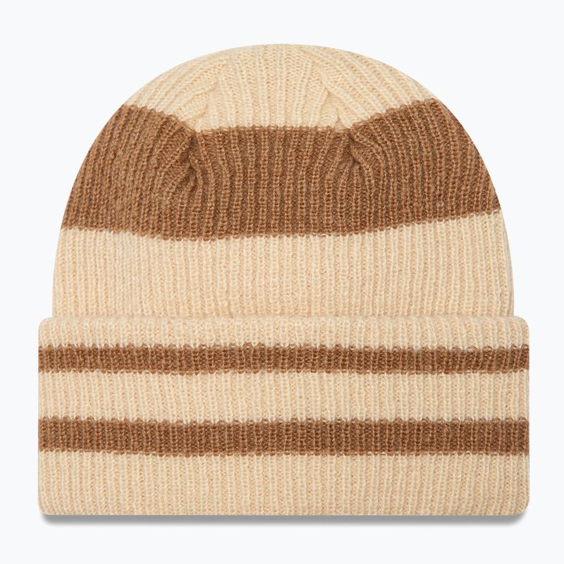 Căciulă de iarnă pentru femei New Era Stripe Cuff Knit Beanie beige 2