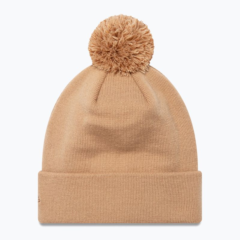 Șapcă pentru femei New Era Metallic Bobble Knit Beanie New York Yankees beige 2