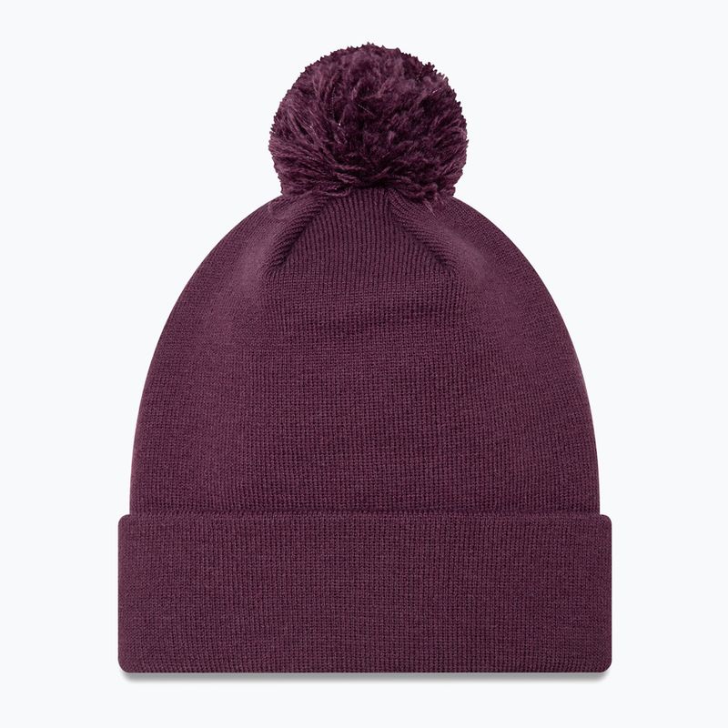 Șapcă pentru femei New Era Metallic Bobble Knit Beanie New York Yankees dark purple 2
