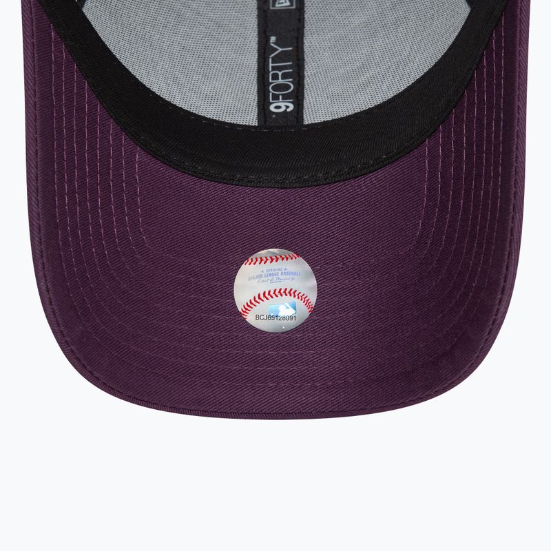 Șapcă pentru femei New Era Metallic 9FORTY New York Yankees dark purple 5