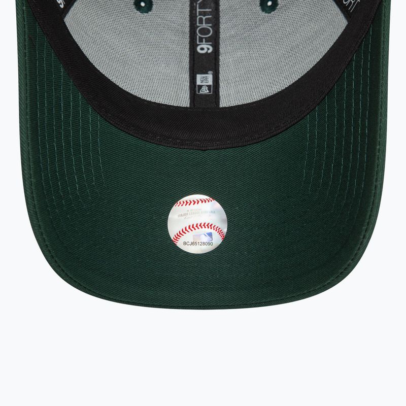 Șapcă pentru femei New Era Metallic 9FORTY Los Angeles Dodgers dark green 5