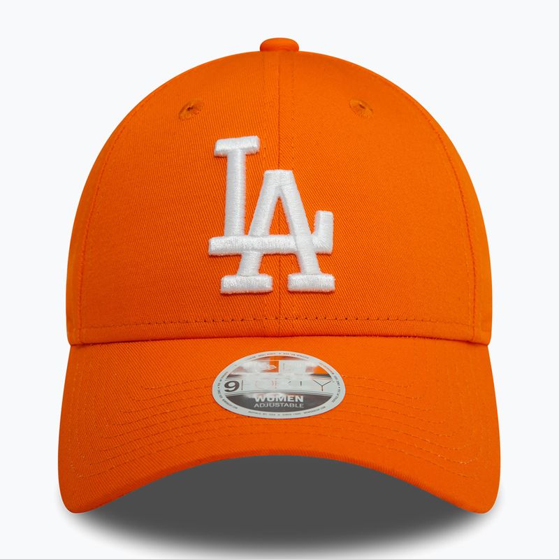 Șapcă pentru femei New Era League Essential 9FORTY Los Angeles Dodgers orange 3