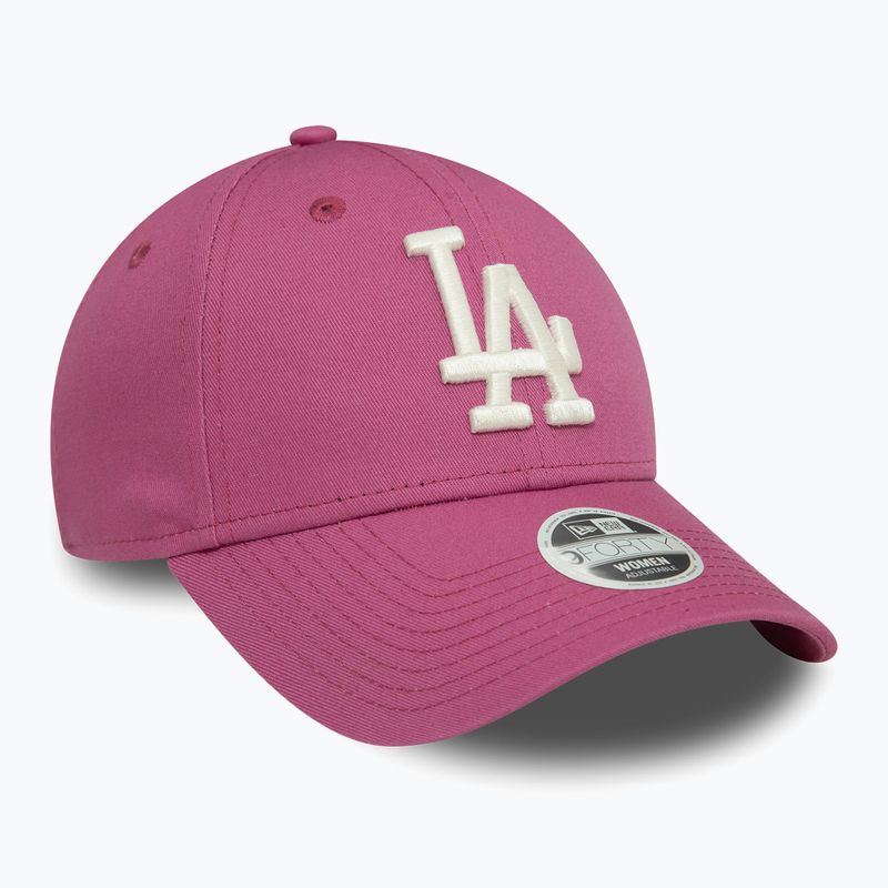 Șapcă pentru femei New Era League Essential 9FORTY Los Angeles Dodgers purple