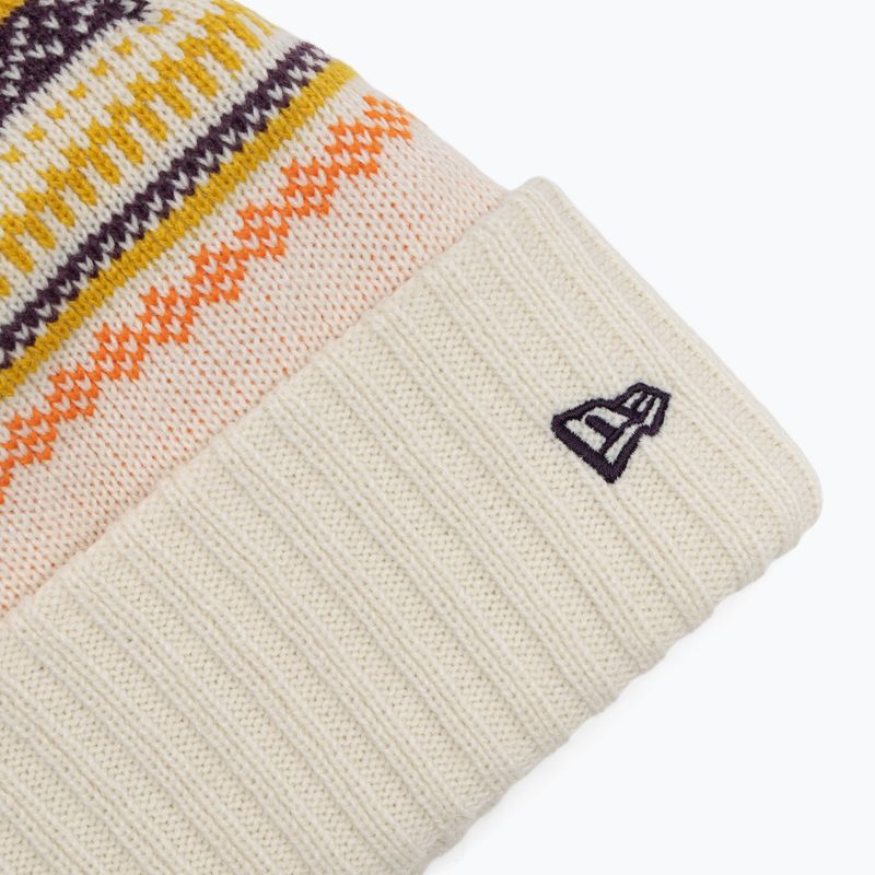 Căciulă de iarnă pentru femei New Era Rail Isle Cuff Knit Beanie light beige 3