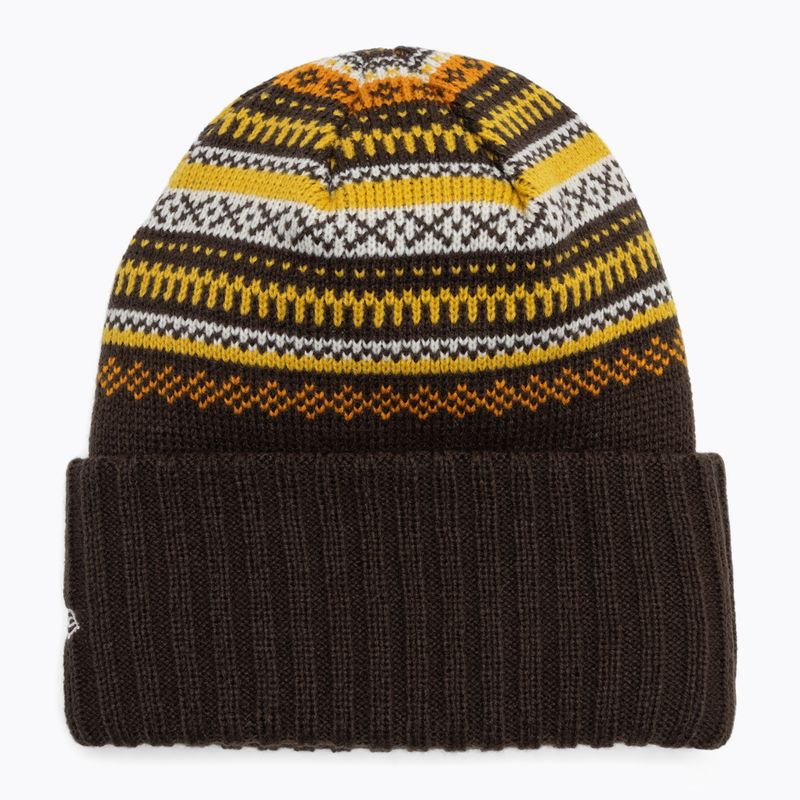 Căciulă de iarnă pentru femei New Era Rail Isle Cuff Knit Beanie dark brown 2