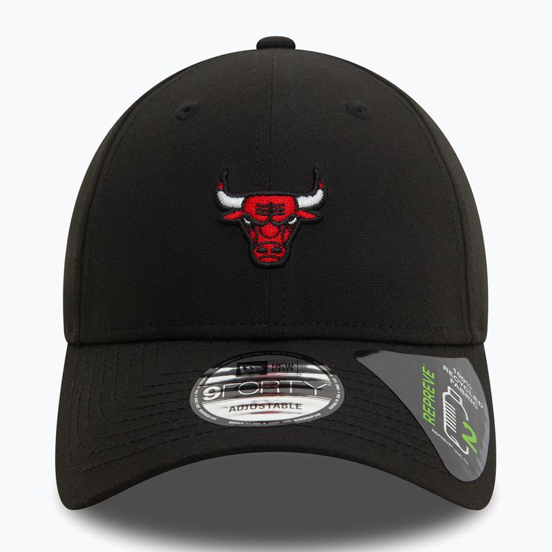 Șapcă New Era Repreve Mini Logo 9FORTY Chicago Bulls black 3