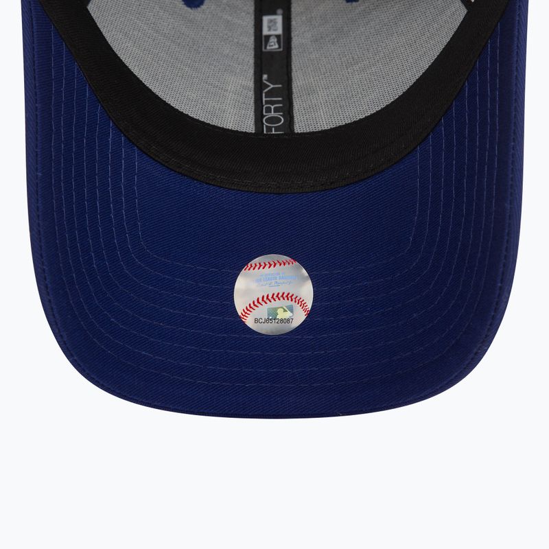 Șapcă New Era Metallic Patch 9FORTY Los Angeles Dodgers dark blue 5