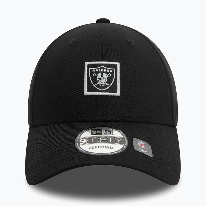 Șapcă New Era Metallic Patch 9FORTY Las Vegas Raiders black 3