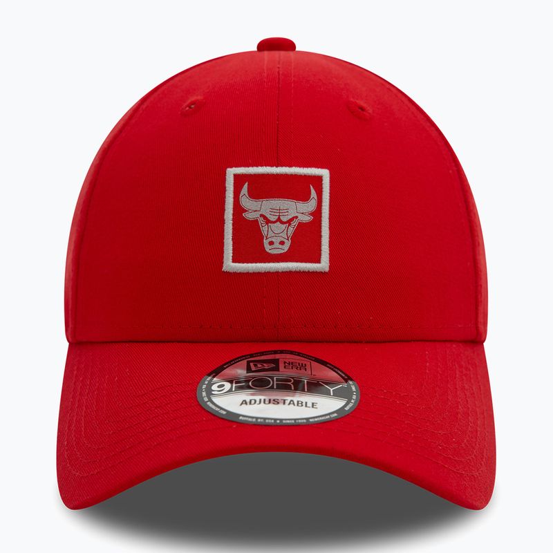 Șapcă New Era Metallic Patch 9FORTY Chicago Bulls red 3