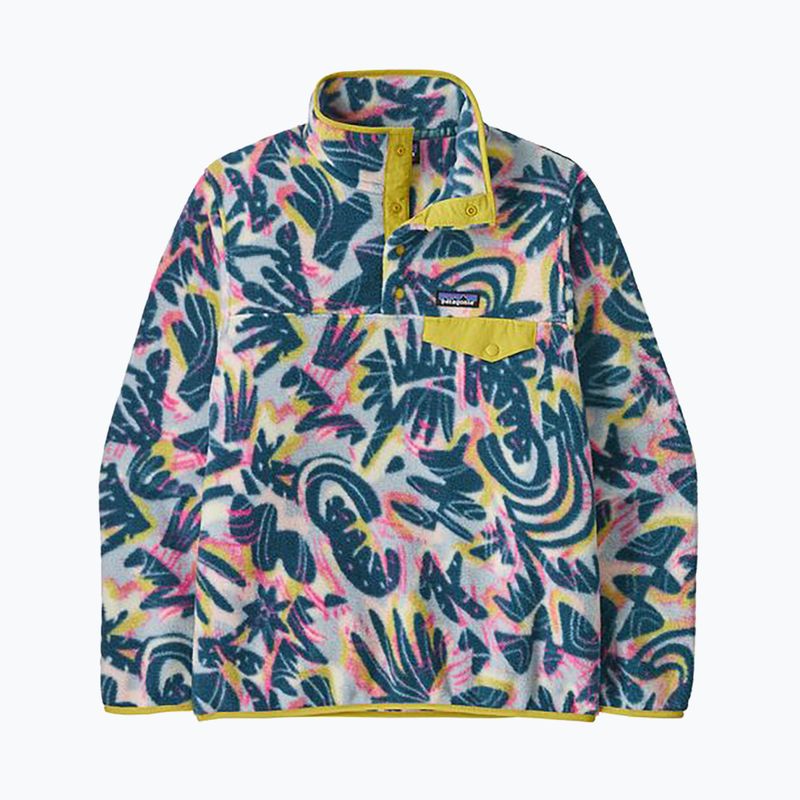 Bluză de trekking pentru femei Patagonia LW Synch Snap-T P/O wild botanist/tidal teal 4