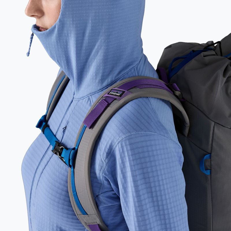 Geacă softshell pentru bărbați Patagonia R1 Hybrid Pullover Hoody abundant blue 8