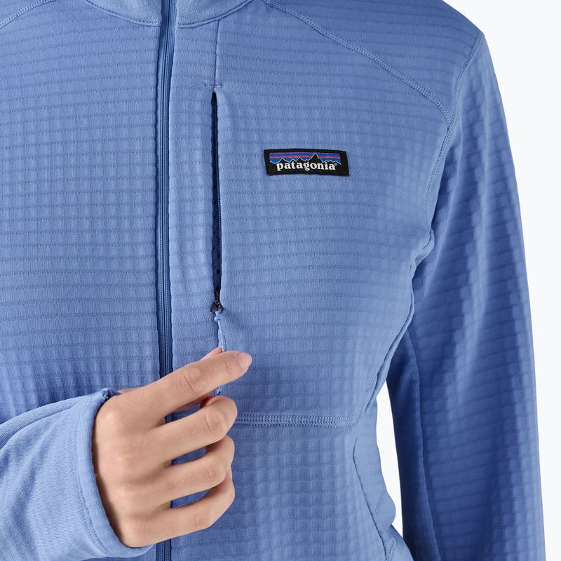 Geacă softshell pentru bărbați Patagonia R1 Hybrid Pullover Hoody abundant blue 9