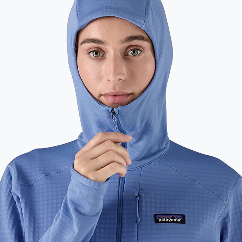Geacă softshell pentru bărbați Patagonia R1 Hybrid Pullover Hoody abundant blue 5