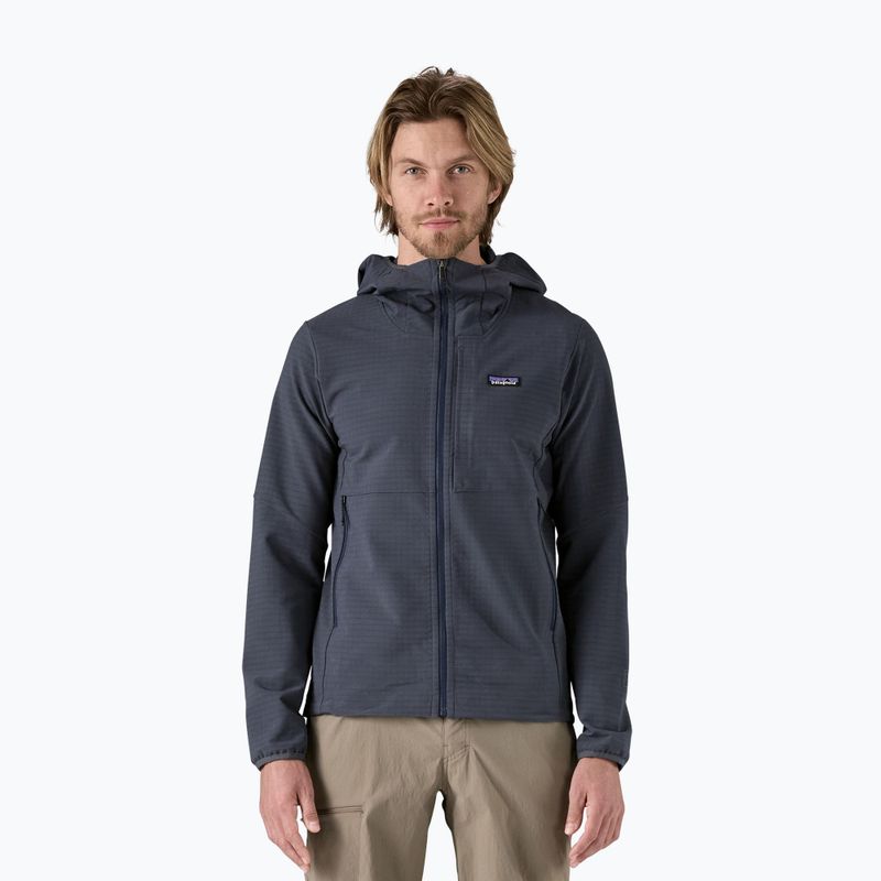 Hanorac pentru bărbați Patagonia R1 TechFace Hoody smolder blue 2