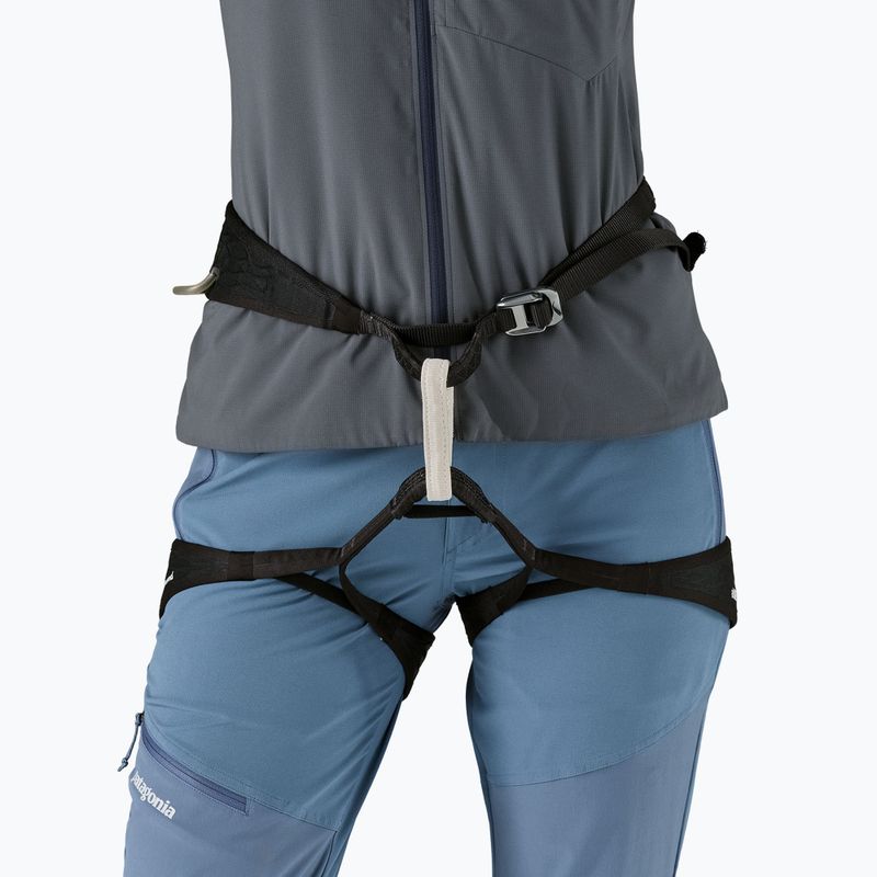 Jachetă hibrid pentru femei Patagonia Nano-Air Ultralight cu fermoar complet și glugă, culoarea albastru închis 8