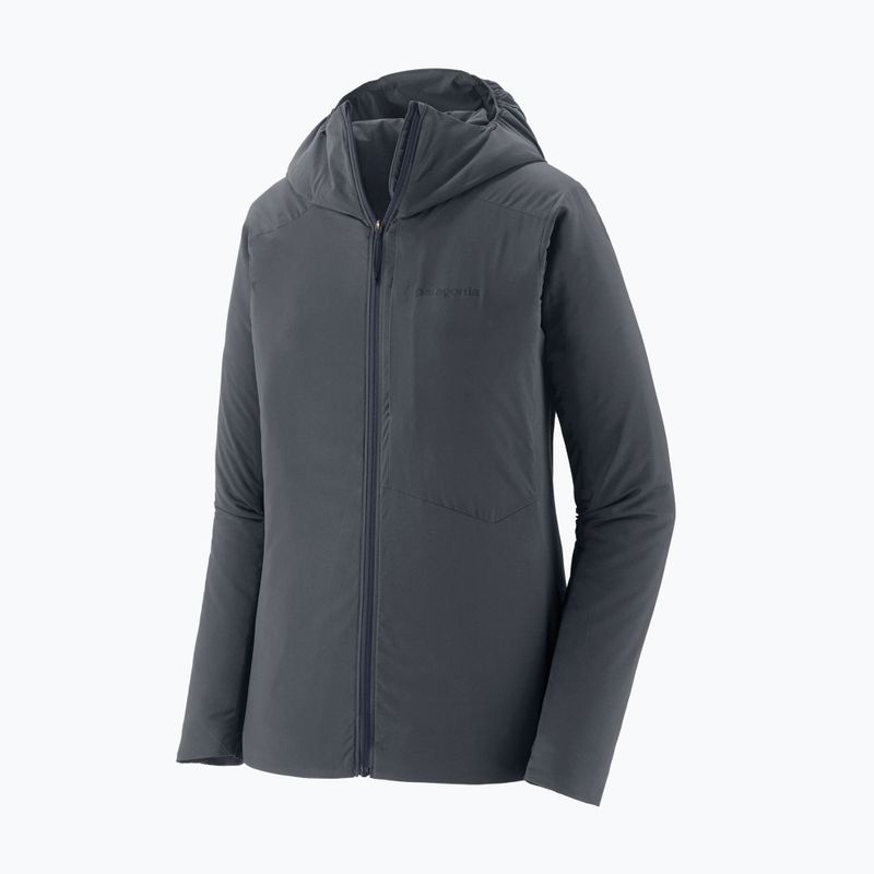Jachetă hibrid pentru femei Patagonia Nano-Air Ultralight cu fermoar complet și glugă, culoarea albastru închis 10