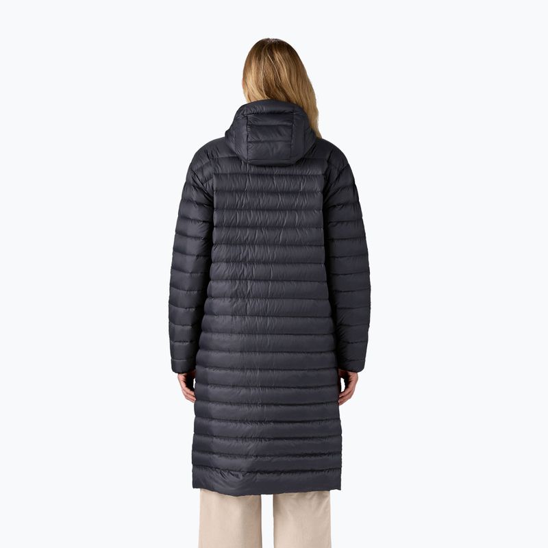 Geacă de puf pentru femei Patagonia Recycled Down Sweater Parka neagră 3