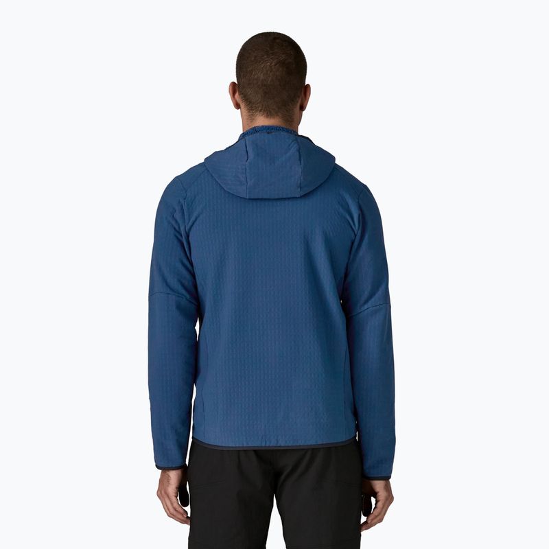 Geacă softshell pentru bărbați Patagonia R2 TechFace Hoody clement blue 3