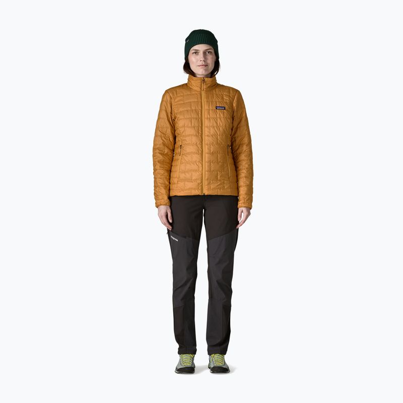 Geacă izolată pentru femei Patagonia Nano Puff smolder talon gold 2