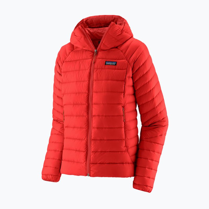 Geacă de puf pentru femei Patagonia Down Sweater Hoody sizzle red