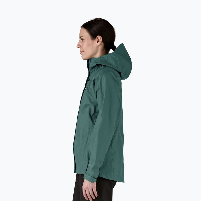Geacă de ploaie pentru femei Patagonia Torrentshell 3L Rain cascade green 3