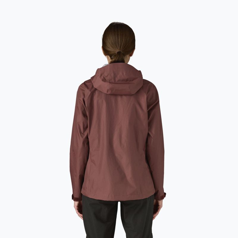 Geacă de ploaie pentru femei Patagonia Torrentshell 3L Rain dark ruby 2