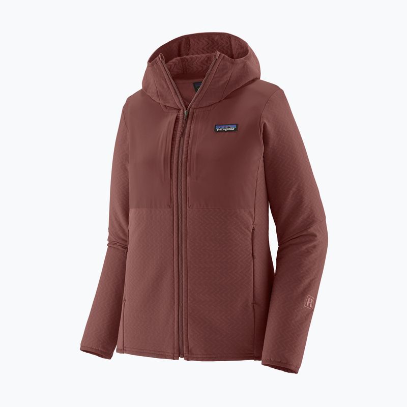 Geacă softshell pentru femei Patagonia R2 CrossStrata Hoody dark ruby