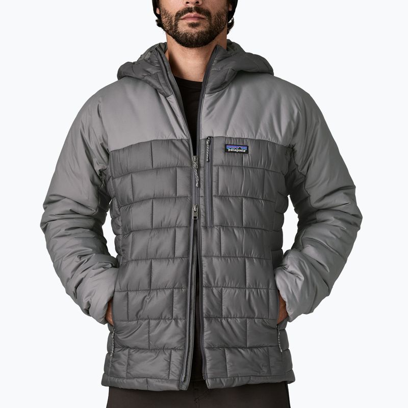 Geacă de puf pentru bărbați Patagonia Hi-Loft Nano Puff Hoody forge grey 5