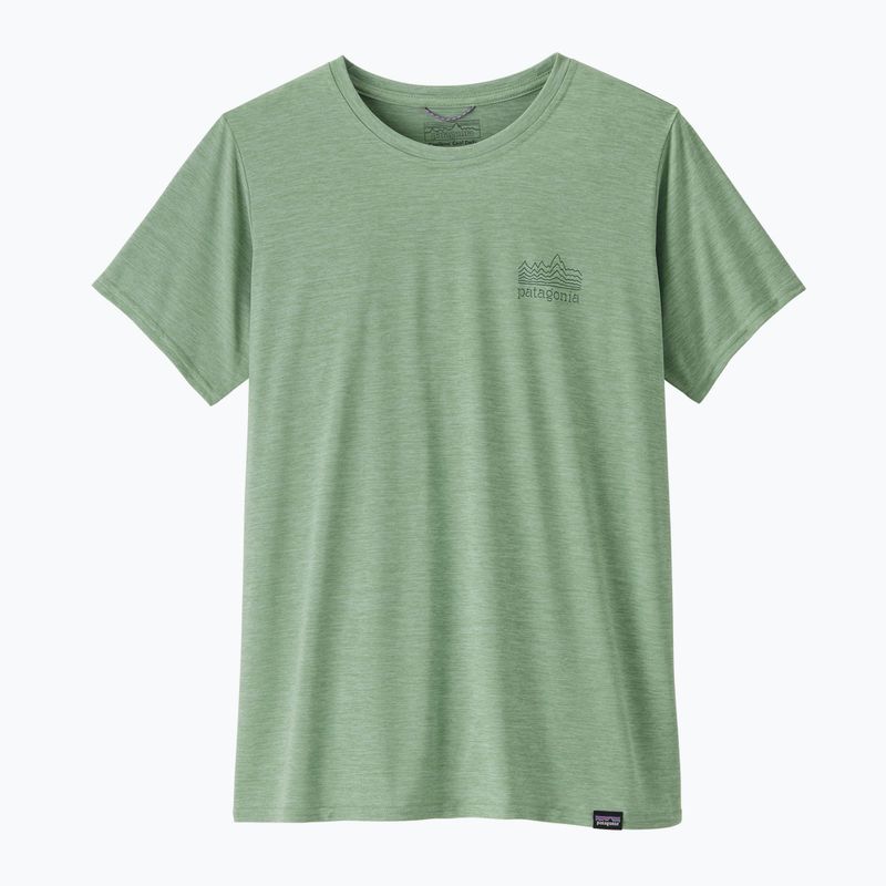 Tricou pentru femei Patagonia Cap Cool Daily Graphic Shirt strataspire / ellwood green x-dye 4