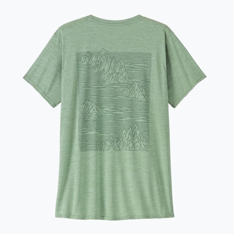 Tricou pentru femei Patagonia Cap Cool Daily Graphic Shirt strataspire / ellwood green x-dye 5