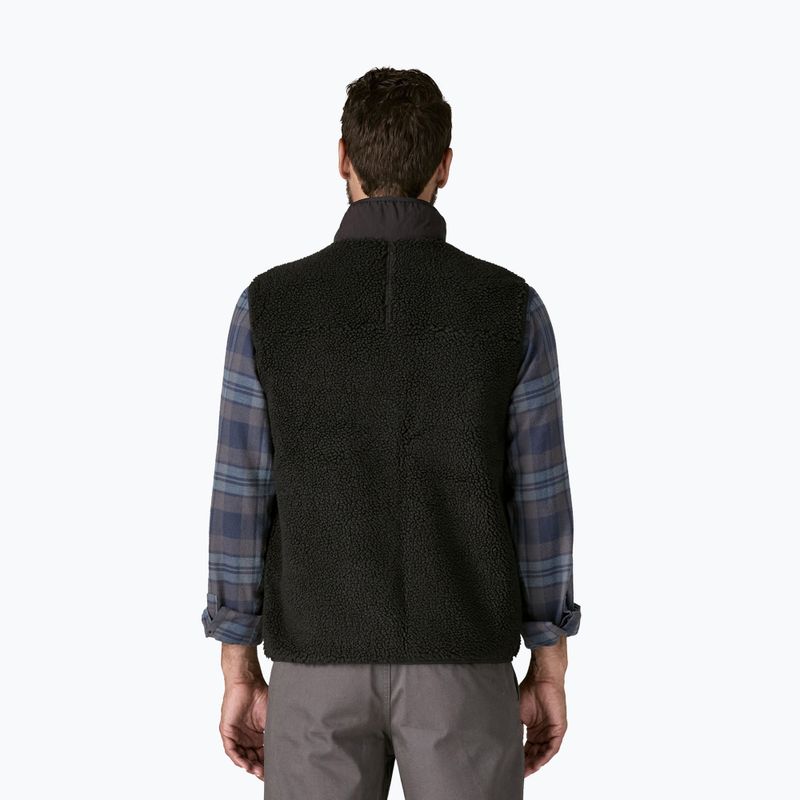 Vesta pentru bărbați Patagonia Classic Retro-X neagră 3