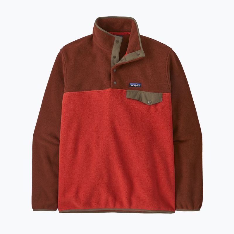 Bluză de trekking pentru bărbați Patagonia LW Synch Snap-T P / O amanita red