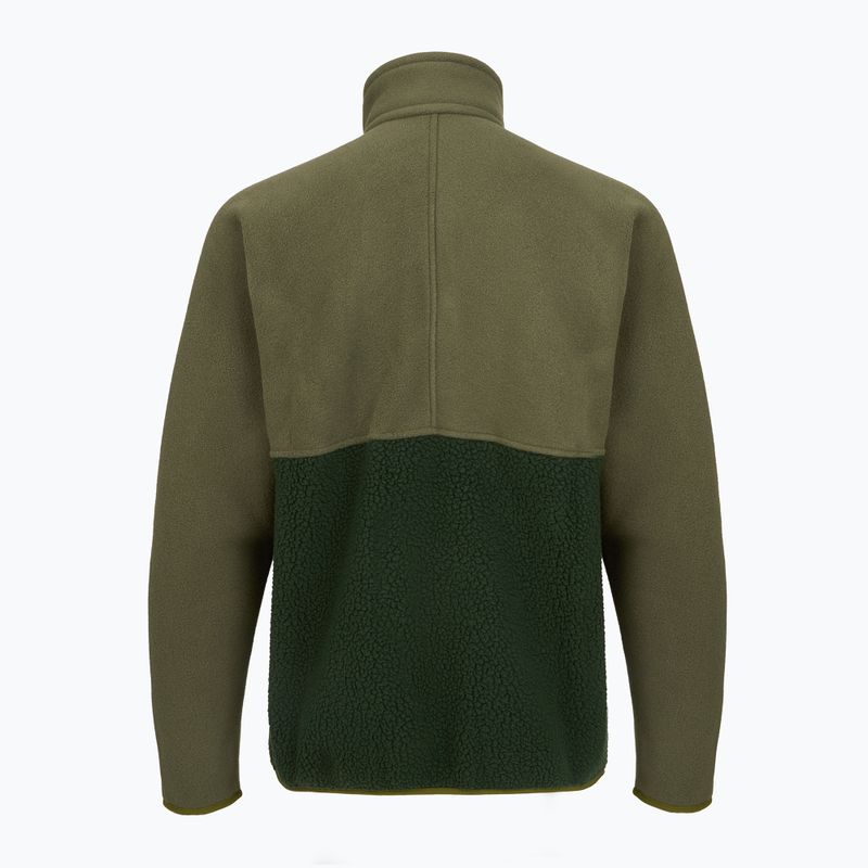 Bluză de trekking pentru bărbați Patagonia Retro Pile 1 / 2 Snap P / O old growth green 9