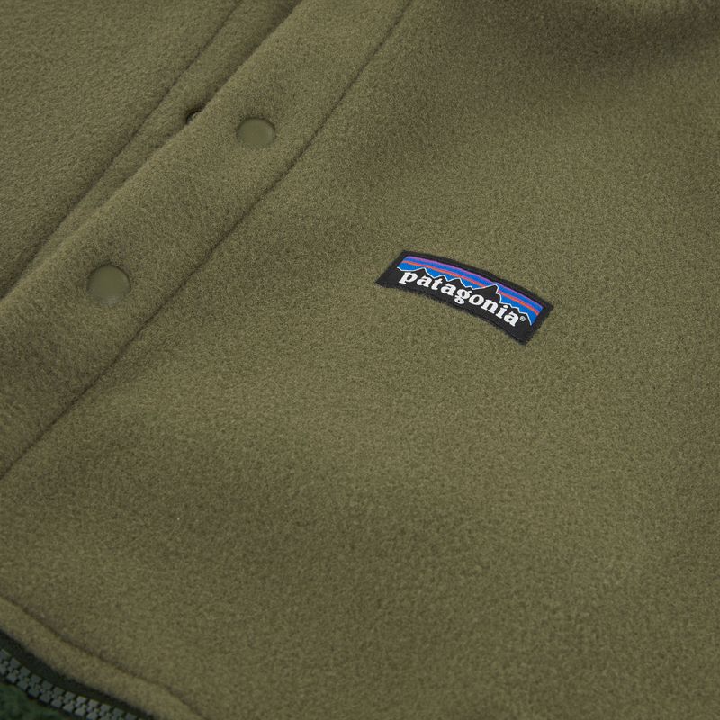 Bluză de trekking pentru bărbați Patagonia Retro Pile 1 / 2 Snap P / O old growth green 10
