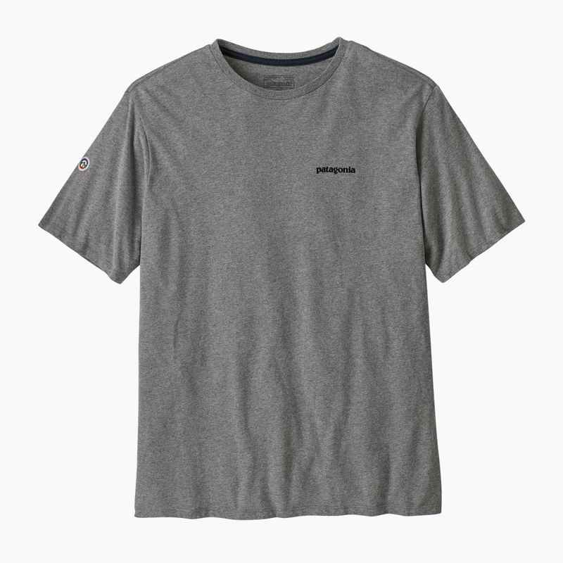 Tricou pentru bărbați Patagonia Fitz Roy Icon Responsibili-Tee gravel heather 3
