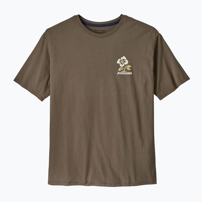 Tricou pentru bărbați Patagonia Balance Organic peace seeds / marlow brown