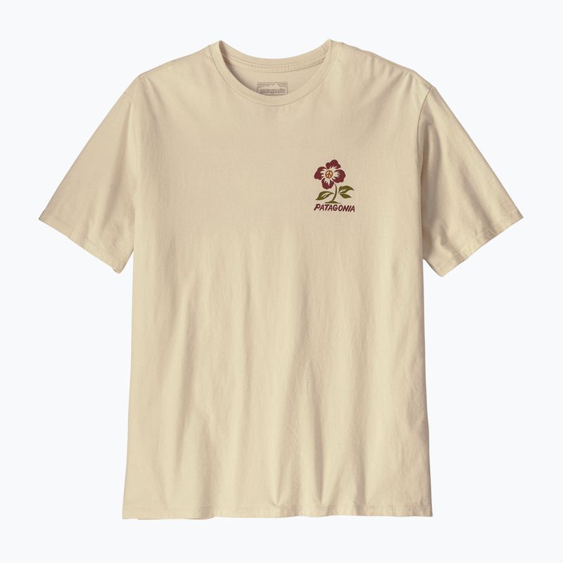 Tricou pentru bărbați Patagonia Balance Organic peace seeds / undyed natural 3